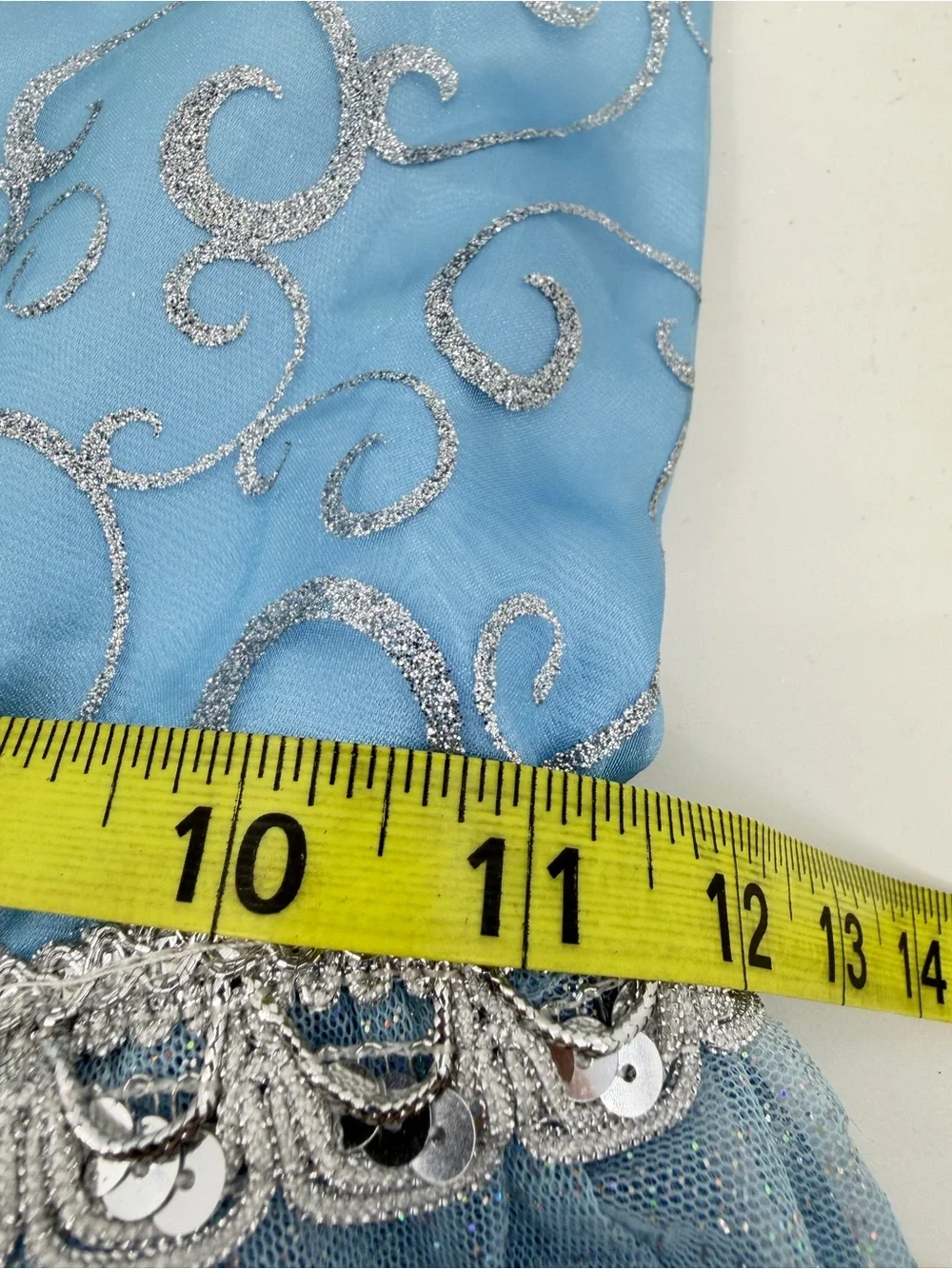 Disney Store Cinderella Princess Deluxe Dress Gown Costume Large 10 Tiara Boa